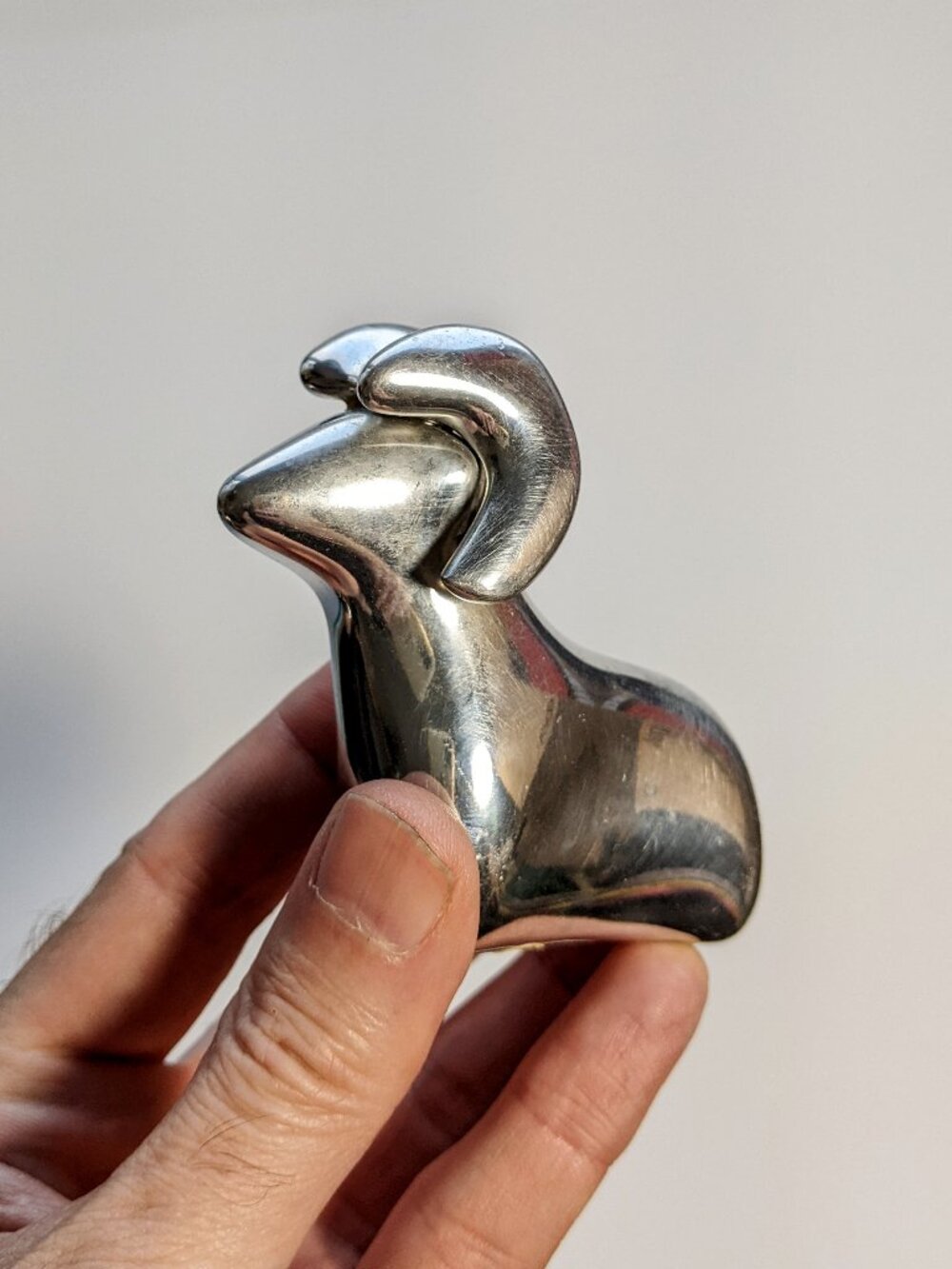 Hoselton Canada aluminum art Sculpture Signed Numbered Ram, Aries gift